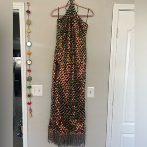 Long Sequin Mermaid Dress🧜🏾‍♀️